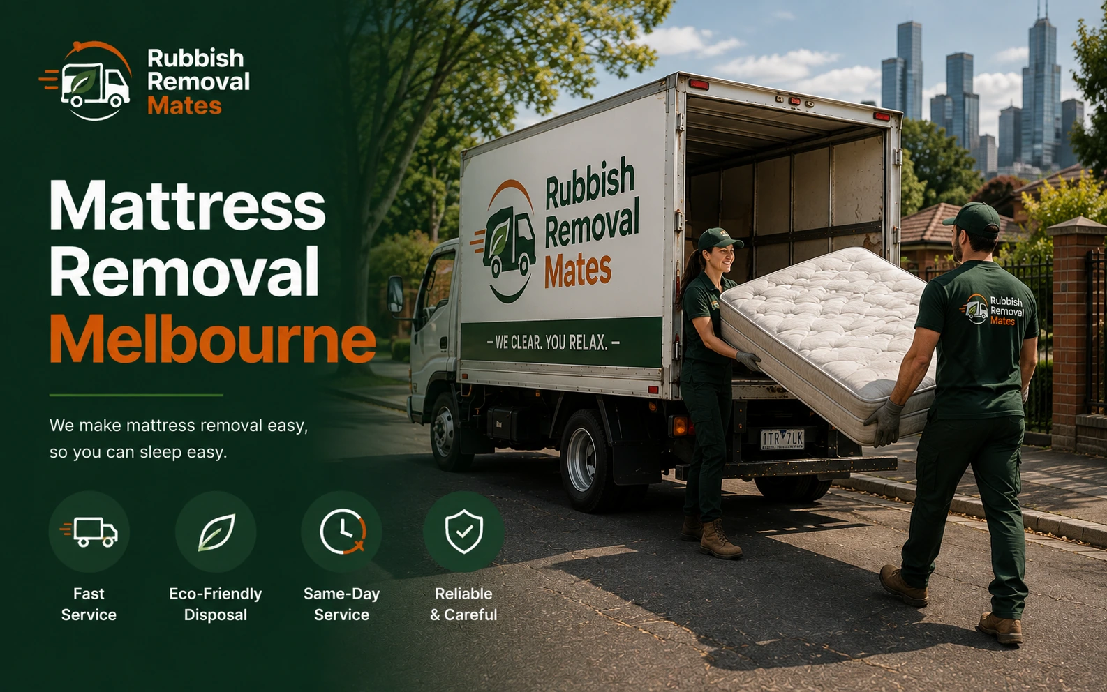 Mattress Removal Melbourne Professional mattress removal and recycling service in Melbourne
